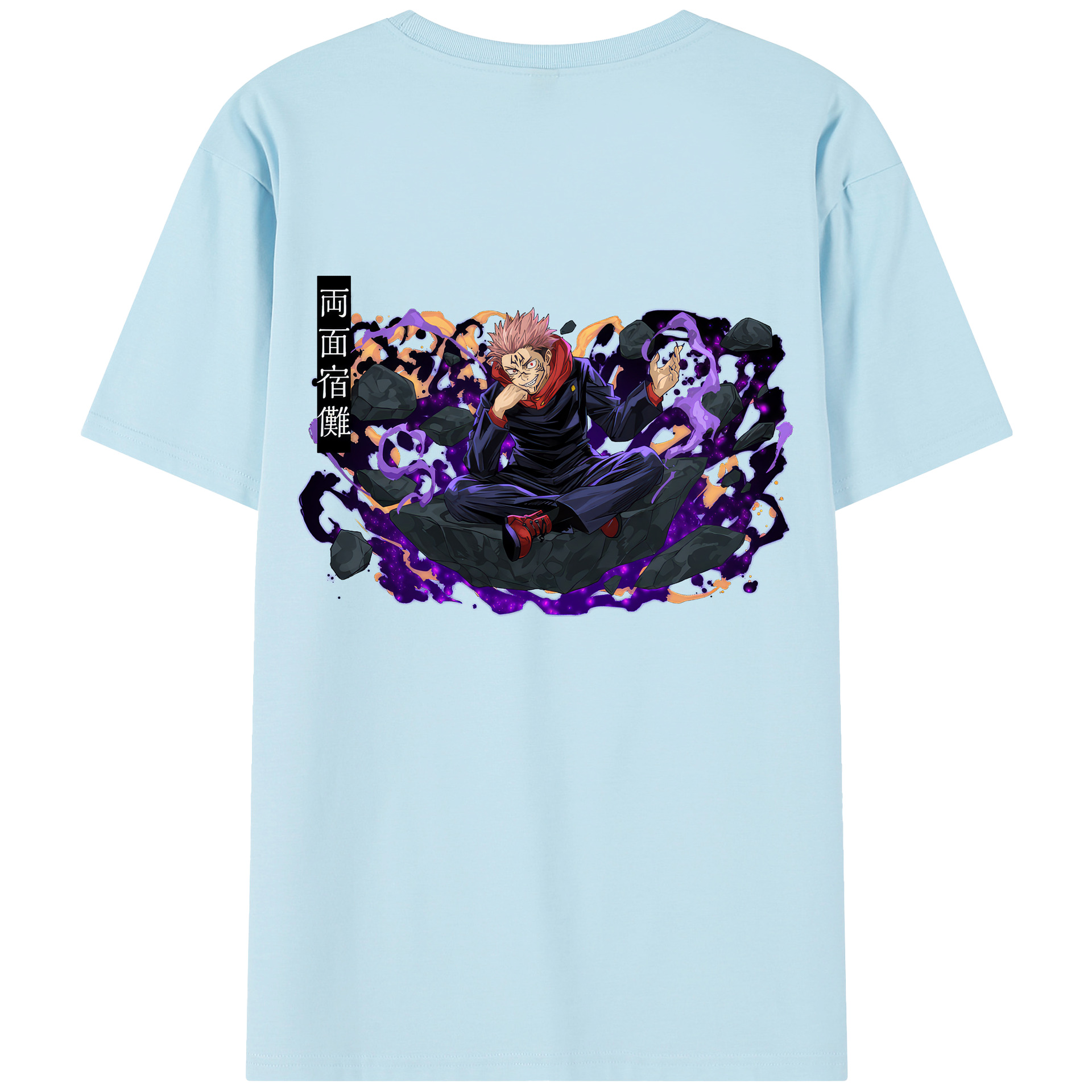 （画像用） 呪術廻戦 Jujutsu Kaisen 綿100％半袖Tシャツ（背面プリント）